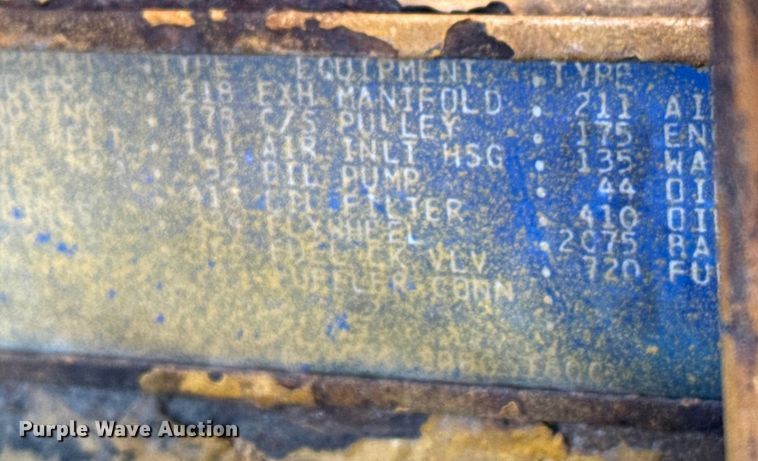 image for item EP2750 1982 Vermeer T-600D trencher