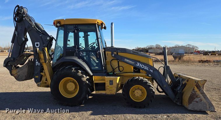 image for item ES2664 2015 John Deere 310SL HL backhoe