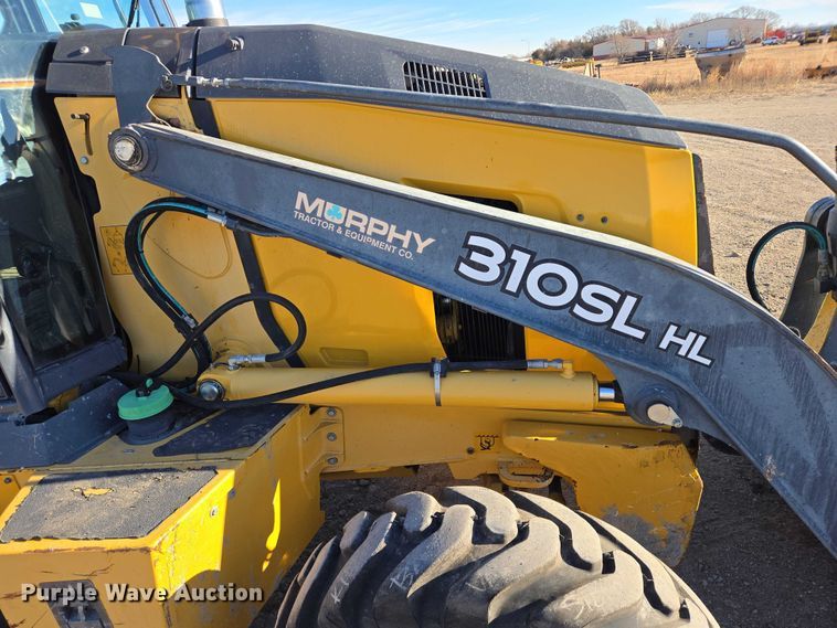 image for item ES2664 2015 John Deere 310SL HL backhoe