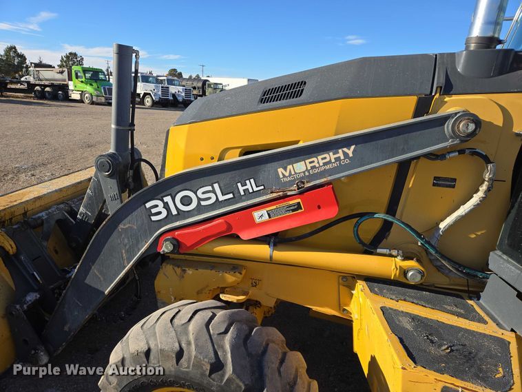 image for item ES2664 2015 John Deere 310SL HL backhoe