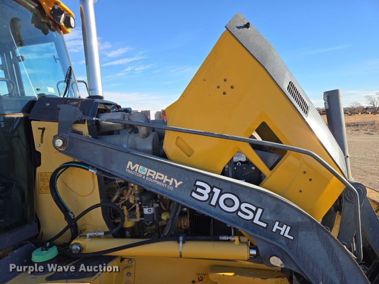 image for item ES2664 2015 John Deere 310SL HL backhoe