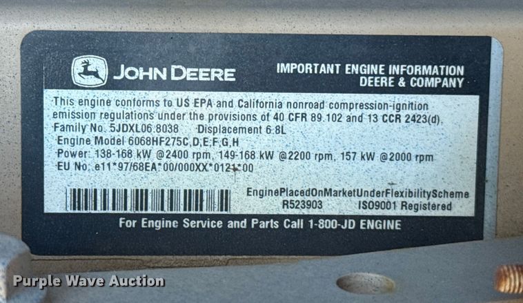 image for item ES5515 Gorman Rupp PA6E60-6068HE pump