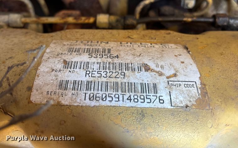 image for item ES8500 1995 John Deere 544G wheel loader