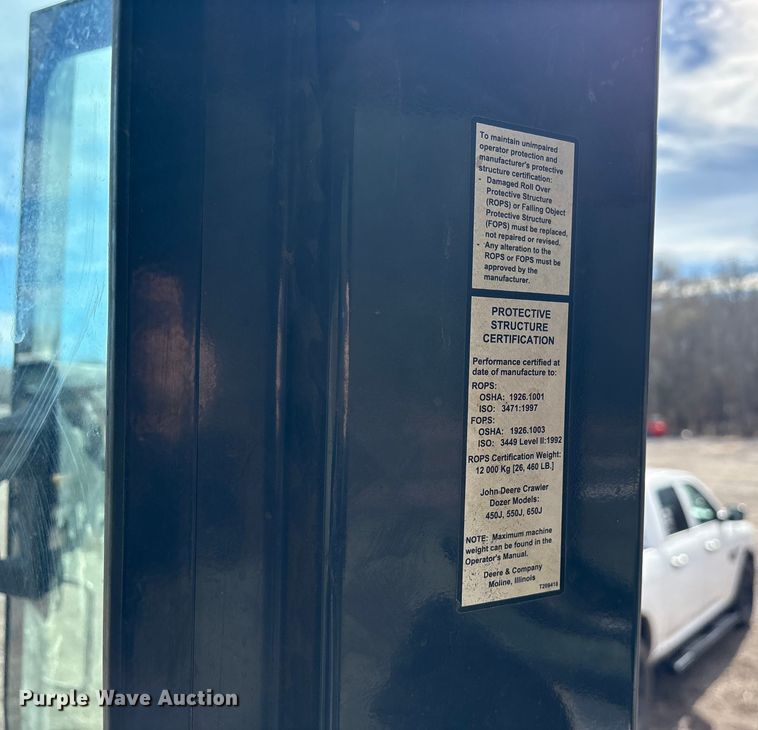 image for item ES8502 2005 John Deere 650J LT dozer