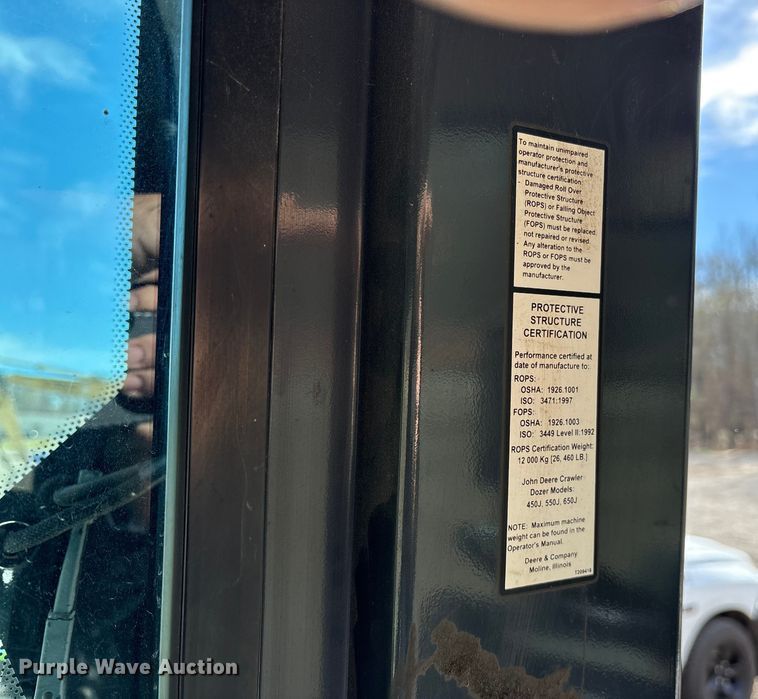 image for item ES8503 2006 John Deere 550J LT dozer