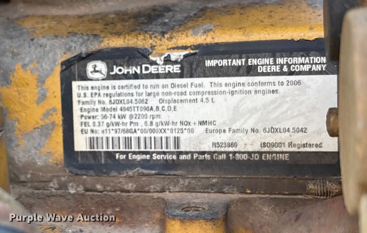 image for item ES8503 2006 John Deere 550J LT dozer