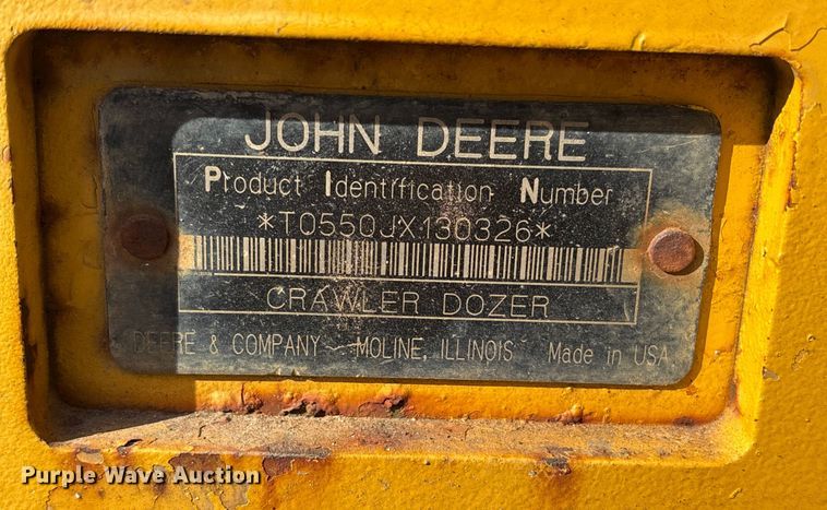image for item ES8503 2006 John Deere 550J LT dozer