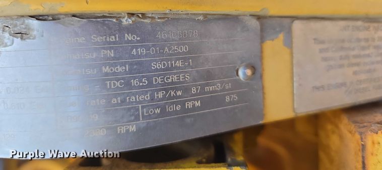 image for item ET1156 2002 Komatsu WA320-3MC wheel loader