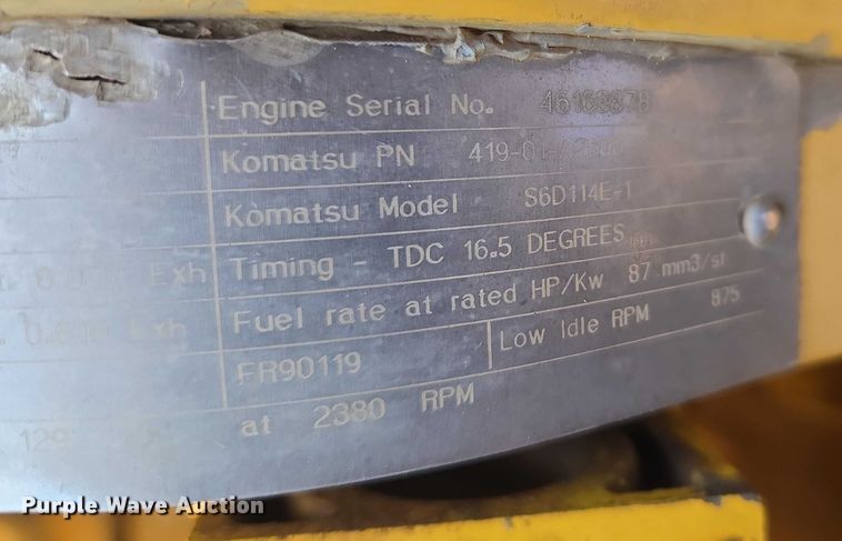 image for item ET1156 2002 Komatsu WA320-3MC wheel loader