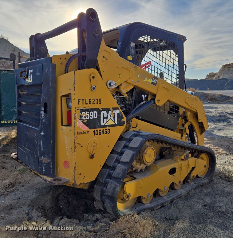 image for item ET5434 2016 Caterpillar 259D tracked skid steer loader