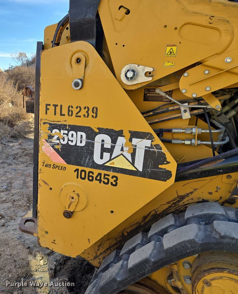 image for item ET5434 2016 Caterpillar 259D tracked skid steer loader