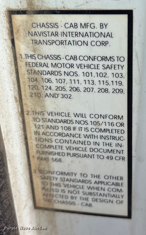 image for item ET7482 2000 International 4900 Dump truck