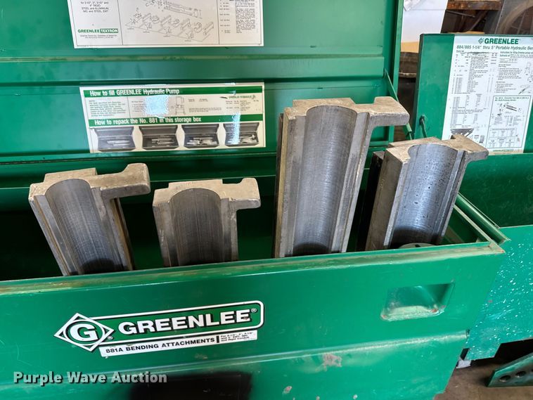 image for item FB0531 Green line 855 bender pipe bender