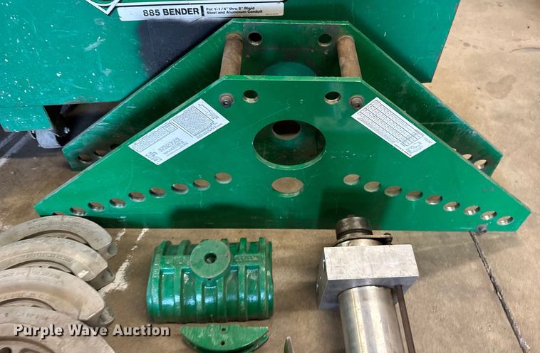 image for item FB0531 Green line 855 bender pipe bender