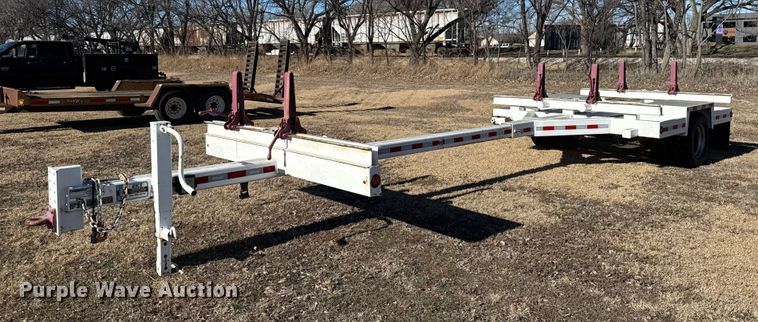 image for item FB0539 1994 Rice Trailer Co. pole trailer