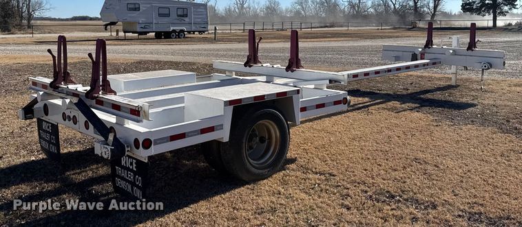 image for item FB0539 1994 Rice Trailer Co. pole trailer