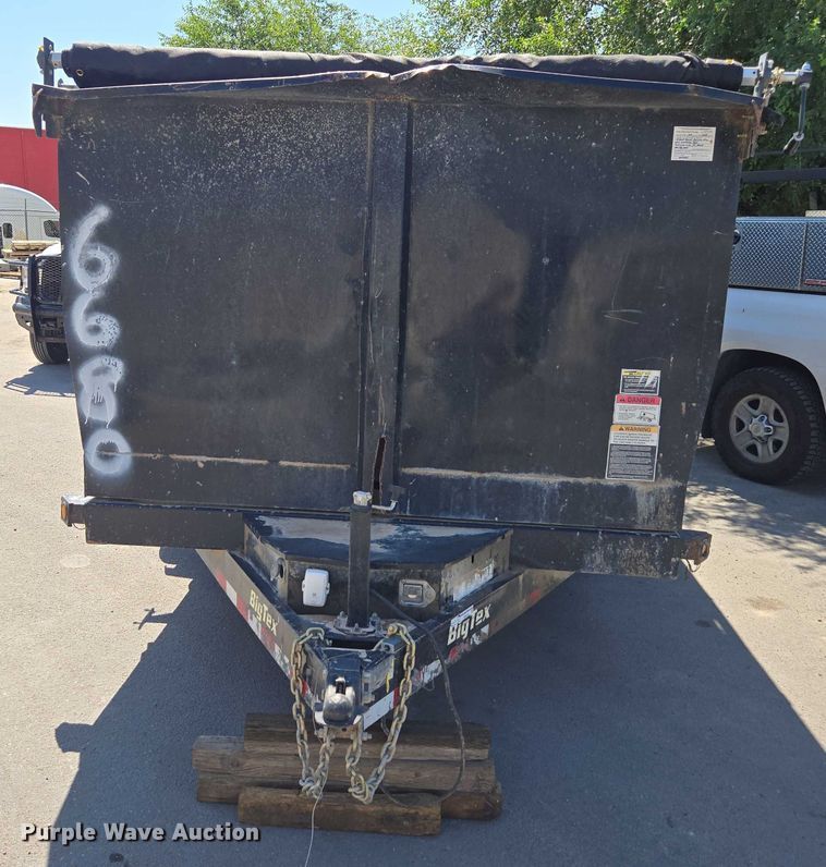 image for item FB9400 2017 BigTex 14LX dump trailer