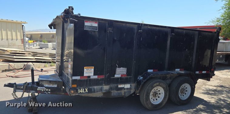image for item FB9400 2017 BigTex 14LX dump trailer