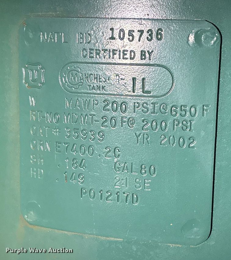 image for item FG1636 2002 Champion VR 7F Air compressor