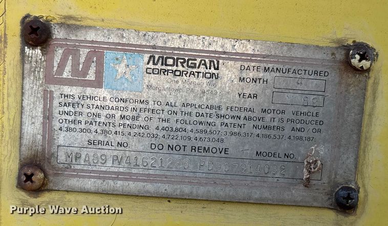 image for item FG1640 1989 GMC Vandura 3500 box truck