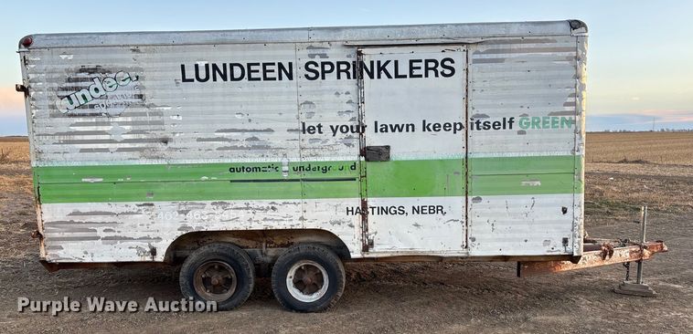 image for item FG1641 1968 Wells Cargo enclosed cargo trailer