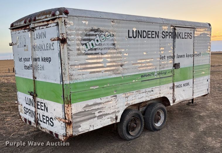 image for item FG1641 1968 Wells Cargo enclosed cargo trailer