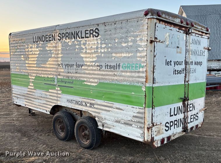 image for item FG1641 1968 Wells Cargo enclosed cargo trailer