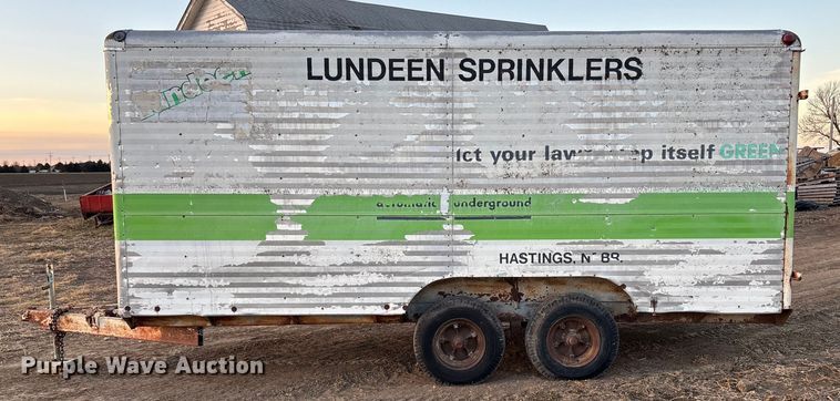 image for item FG1641 1968 Wells Cargo enclosed cargo trailer