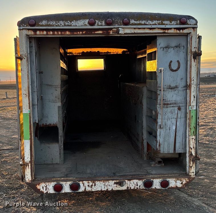 image for item FG1641 1968 Wells Cargo enclosed cargo trailer