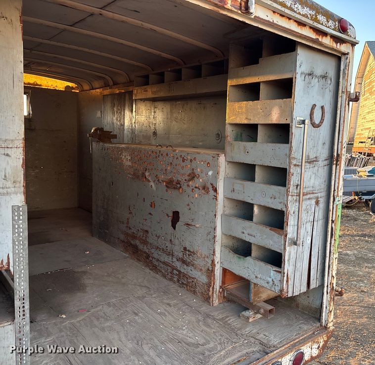 image for item FG1641 1968 Wells Cargo enclosed cargo trailer