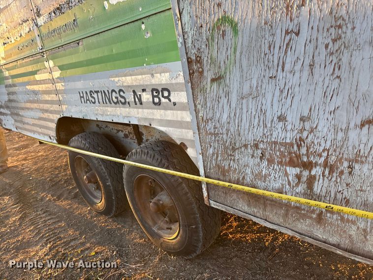 image for item FG1641 1968 Wells Cargo enclosed cargo trailer