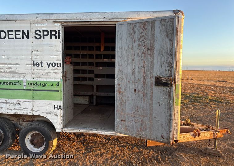 image for item FG1641 1968 Wells Cargo enclosed cargo trailer