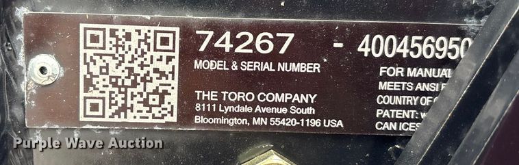 image for item FG2505 2023 Toro Z Master 7000 ZTR lawn mower