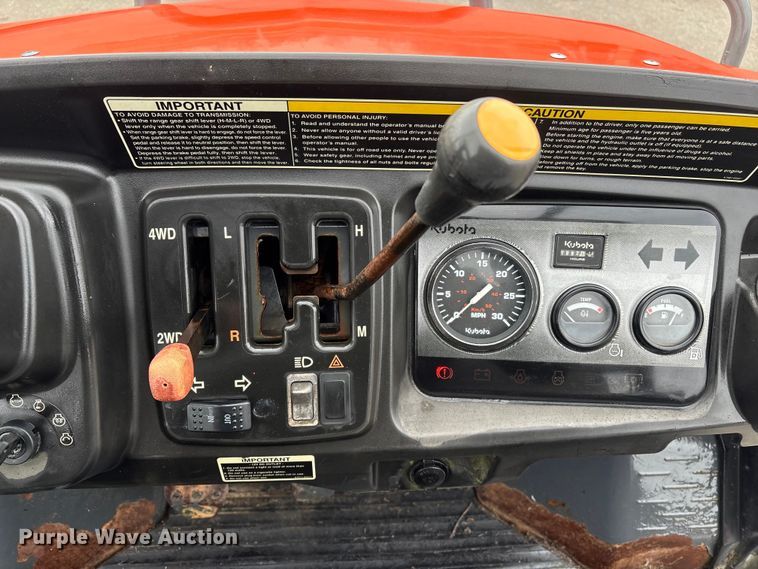 image for item FG2512 2012 Kubota RTV900 utility vehicle