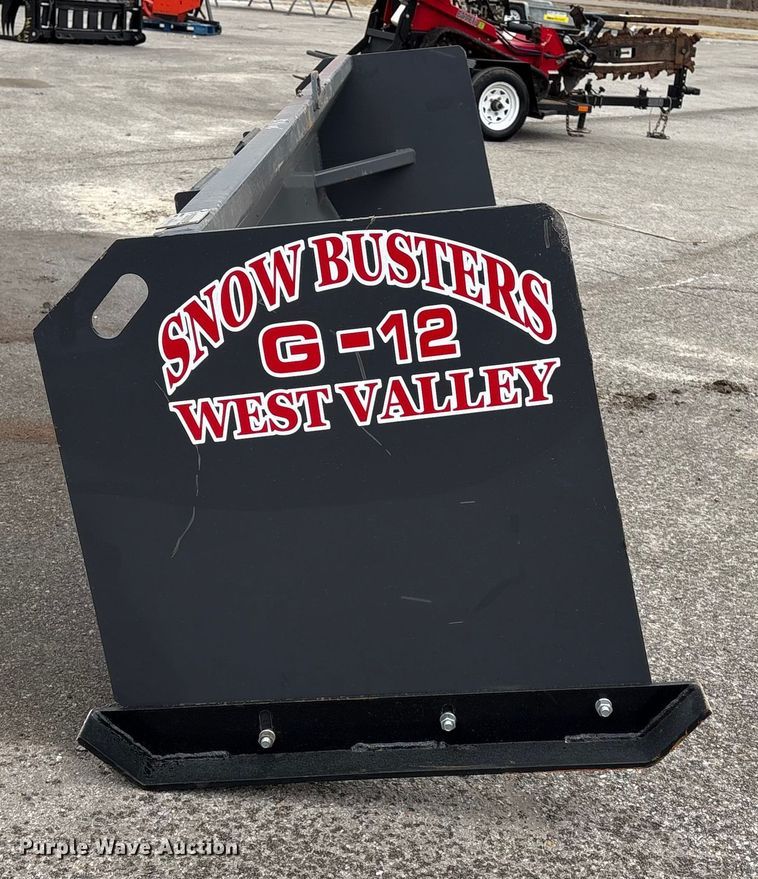 image for item FG2552 Industrias America Snowbusters  G-12 skid steer snow pusher
