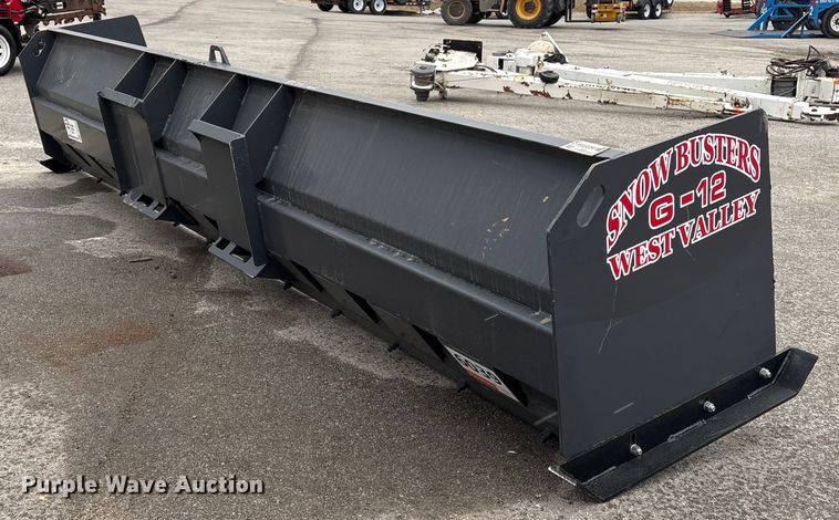 image for item FG2552 Industrias America Snowbusters  G-12 skid steer snow pusher