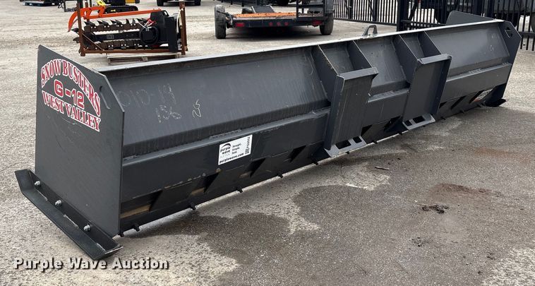 image for item FG2552 Industrias America Snowbusters  G-12 skid steer snow pusher