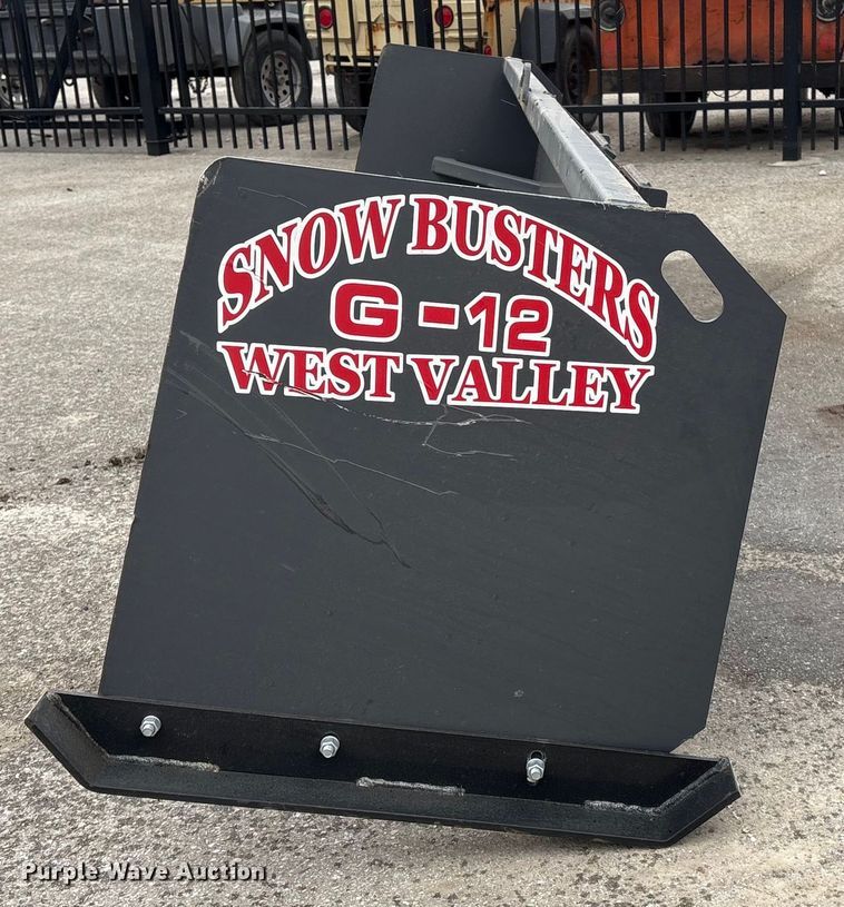 image for item FG2552 Industrias America Snowbusters  G-12 skid steer snow pusher