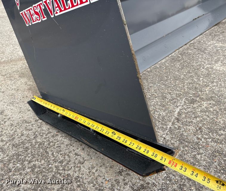 image for item FG2552 Industrias America Snowbusters  G-12 skid steer snow pusher