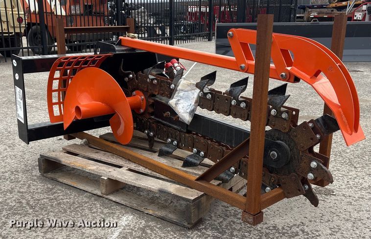 image for item FG2553 2025 GIYI D39 skid steer trencher