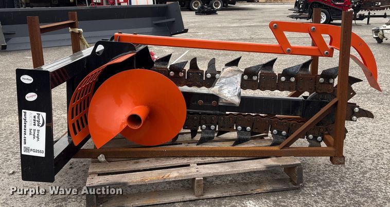 image for item FG2553 2025 GIYI D39 skid steer trencher