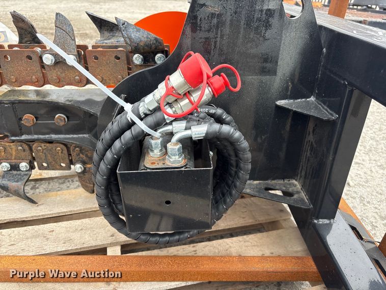 image for item FG2553 2025 GIYI D39 skid steer trencher