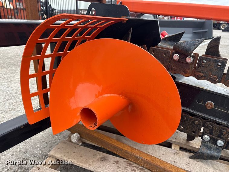 image for item FG2553 2025 GIYI D39 skid steer trencher