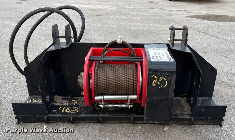 image for item FG2557 2025 GIYI LW45 skid steer logging winch