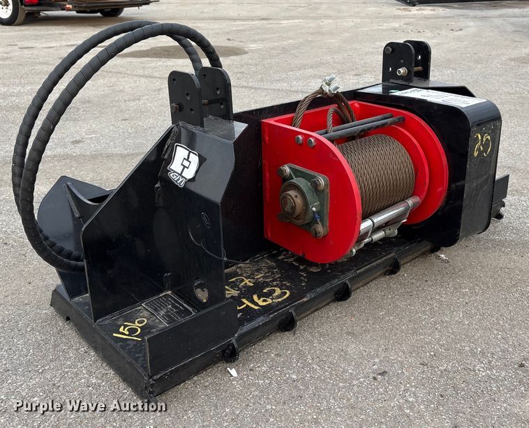 image for item FG2557 2025 GIYI LW45 skid steer logging winch