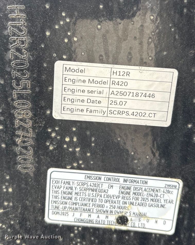 image for item FG2564 2025 CFG Industrial H12R Mini excavator