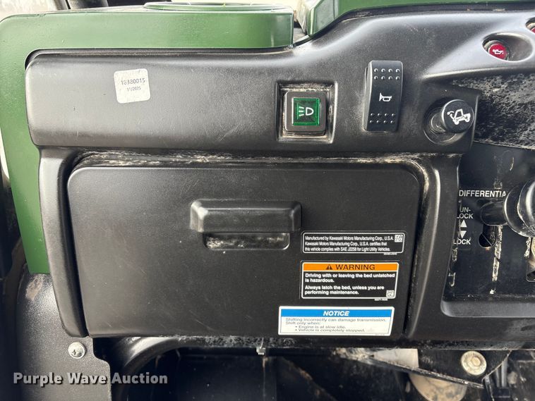 image for item FG2570 2019 Kawasaki Mule 4010EPS utility vehicle