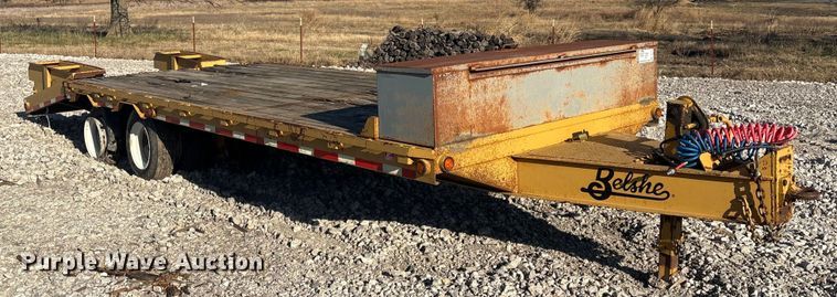 image for item FI0119 2016 Belshe DY255 equipment trailer