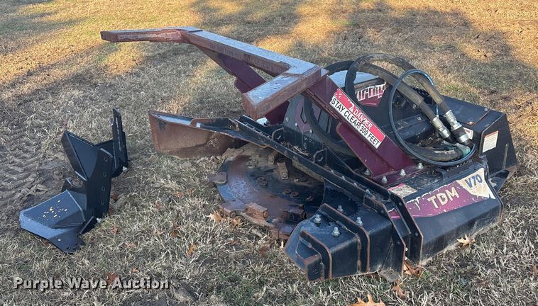 image for item FI0124 Virnig TDM V70 skid steer brush mower