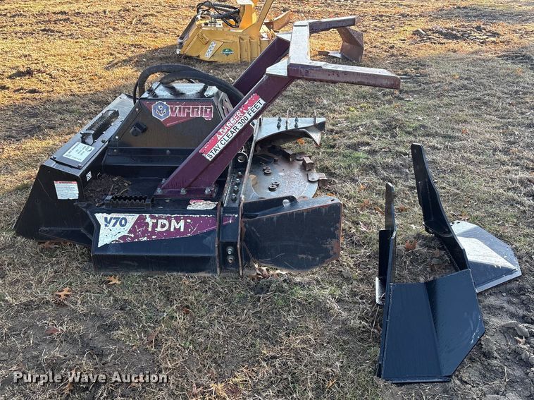 image for item FI0124 Virnig TDM V70 skid steer brush mower